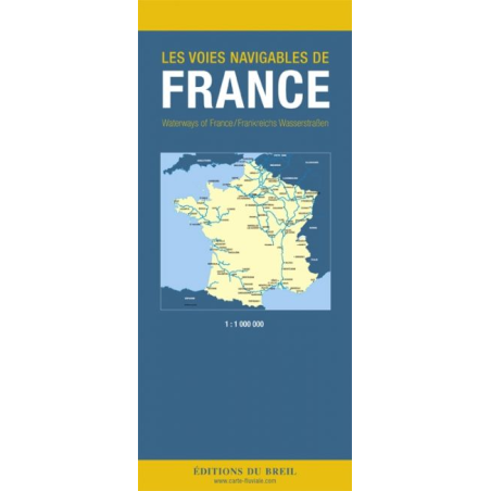 Carte des voies navigables de France