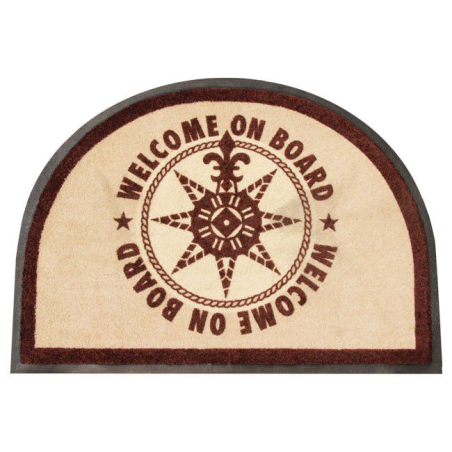 Lot de 2 tapis anti dérapant WELCOME ON BOARD
