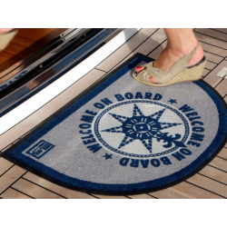 Lot de 2 tapis anti dérapant WELCOME ON BOARD